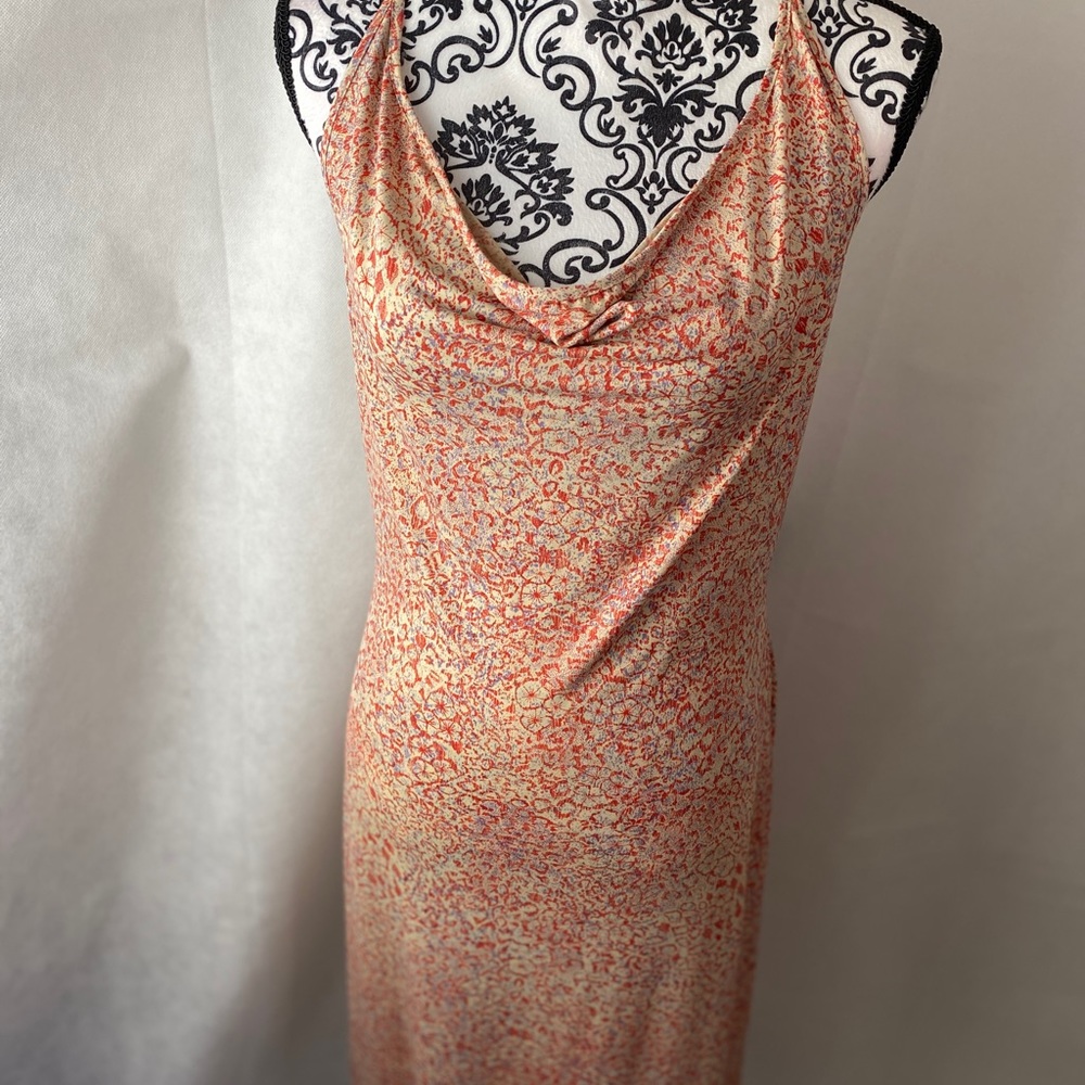 BCBG Soft floral print dress.